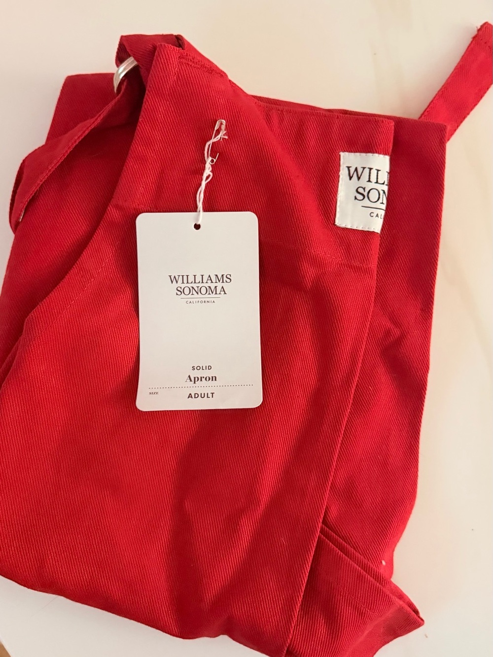Williams Sonoma Adult Cotton Apron BRAND NEW WITH TAGS perfect gift